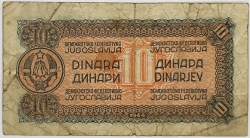 Yugoslavia - 10 Dinara 1944