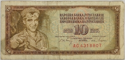 Yugoslavia - 100 Dinara 1968