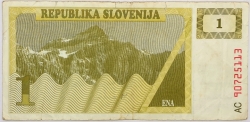 Slovenia - 1 Tolar 1990