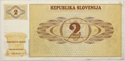 Slovenia - 2 Tolarja 1990 