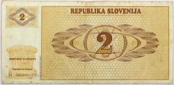 Slovenia - 2 Tolarja 1990 