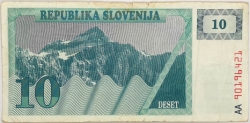 Slovenia - 10 Tolarja 1990