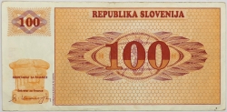 Slovenia - 100 Tolarja 1990