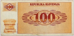 Slovenia - 100 Tolarja 1990