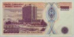 Turkey - 20000 Lira 1995