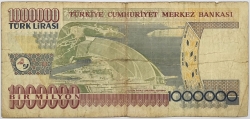 Turkey - 1000000 Lira 2002