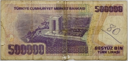 Turkey - 500000 Lira 1997