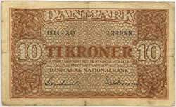 Danmark - 10 Kroner 1944