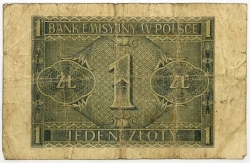 Poland - 1 Zloty 1941