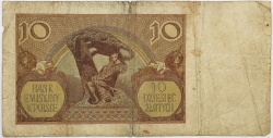 Poland - 10 Zlotych 1940