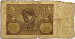 Poland - 10 Zlotych 1940