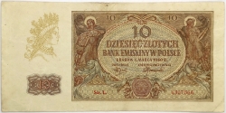 Poland - 10 Zlotych 1940