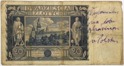 Poland - 20 Zlotych 1936