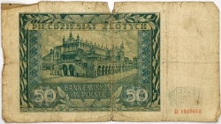 Poland - 50 Zlotych 1941