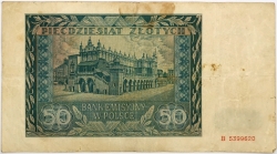 Poland - 50 Zlotych 1941 