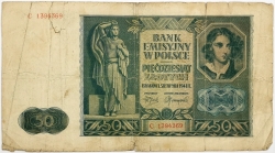 Poland - 50 Zlotych 1941