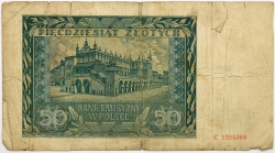 Poland - 50 Zlotych 1941