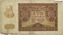 Poland - 100 Zlotych 1940