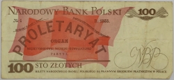 Poland - 100 Zlotych 1986