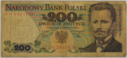 Poland - 200 Zlotych 1982