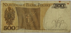 Poland - 500 Zlotych 1982