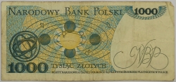 Poland - 1000 Zlotych 1982