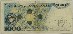 Poland - 1000 Zlotych 1982