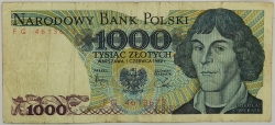 Poland - 1000 Zlotych 1982