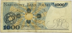 Poland - 1000 Zlotych 1982