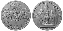 Zlata mince Štramberk PROOF, 5000 Kč.